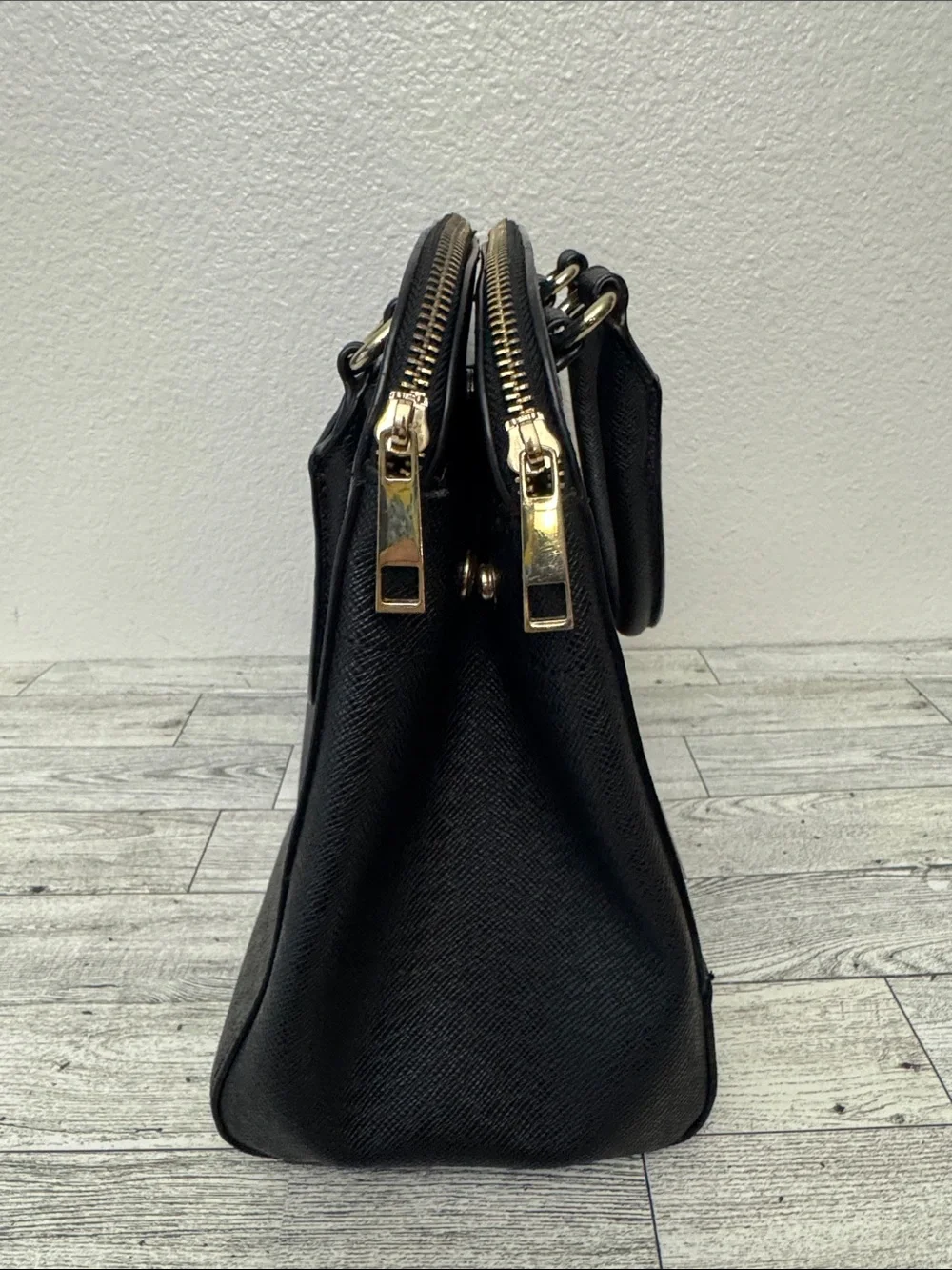 Aldo Black Structured Satchel
